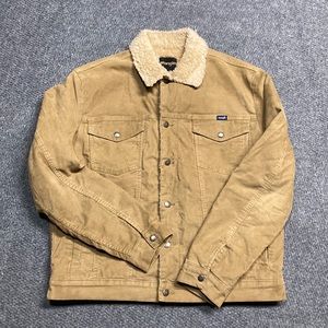 Mens Wrangler Corduroy Sherpa Lined Jacket - L